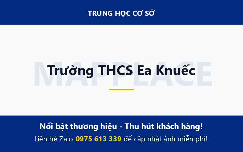 Trường THCS Ea Knuếc