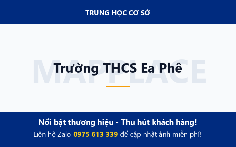 Trường THCS Ea Phê