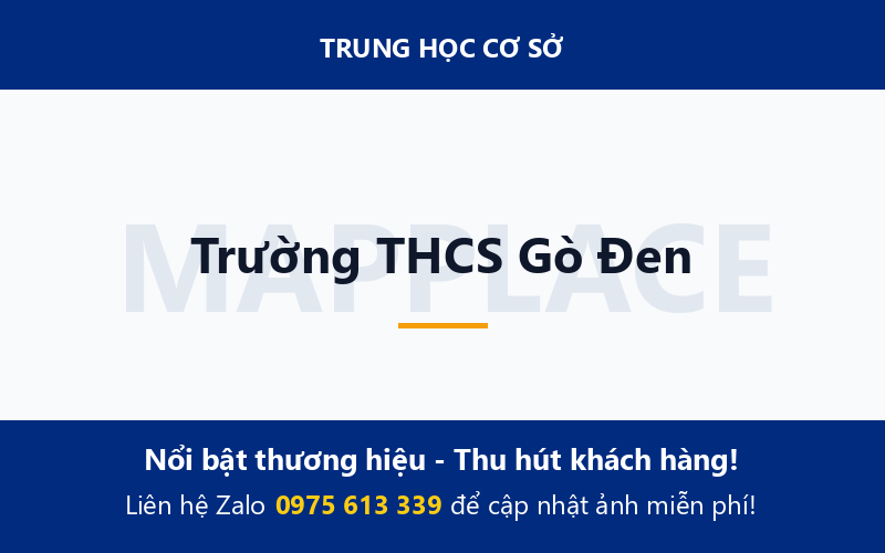 Trường THCS Gò Đen