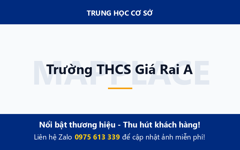 Trường THCS Giá Rai A