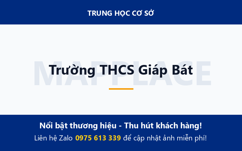 Trường THCS Giáp Bát