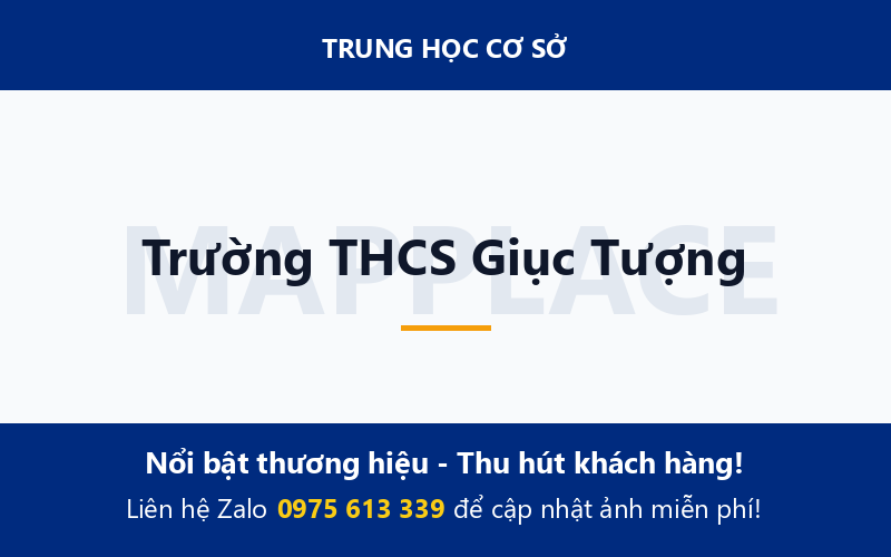 Trường THCS Giục Tượng