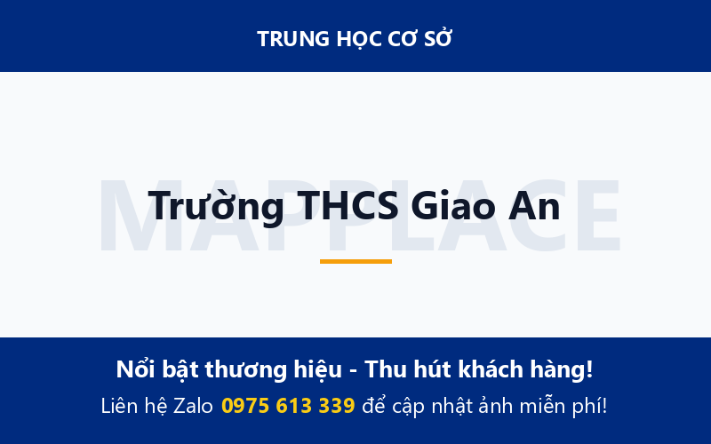 Trường THCS Giao An