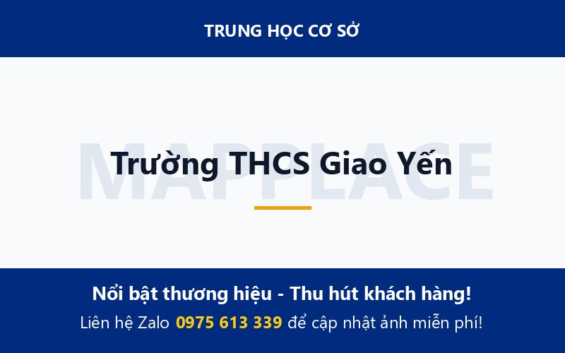 Trường THCS Giao Yến