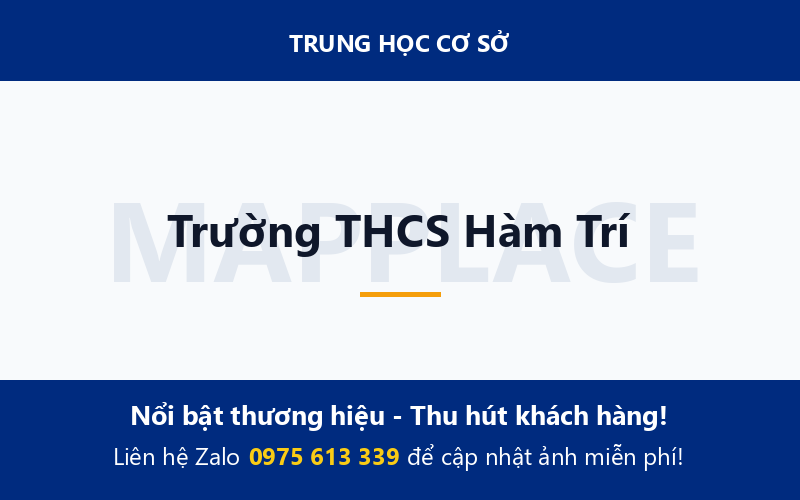 Trường THCS Hàm Trí