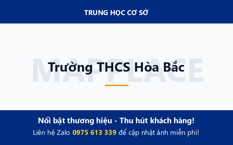 Trường THCS Hòa Bắc