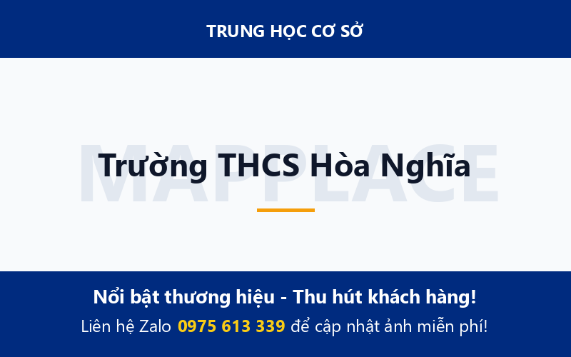 Trường THCS Hòa Nghĩa