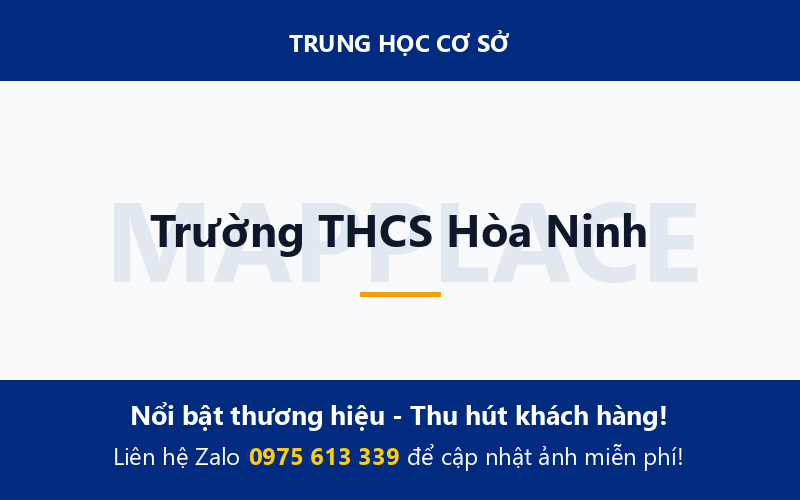 Trường THCS Hòa Ninh
