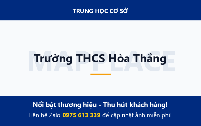 Trường THCS Hòa Thắng