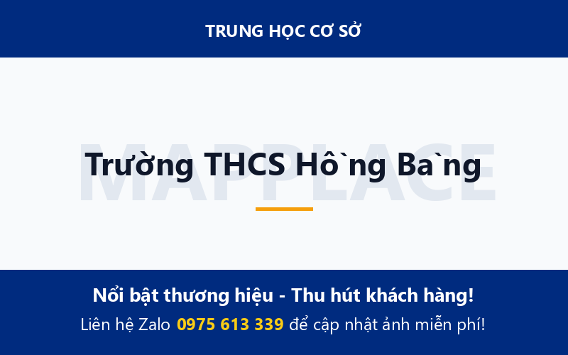Trường THCS Hồng Bàng