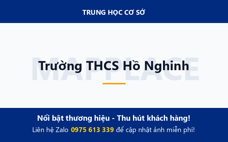 Trường THCS Hồ Nghinh