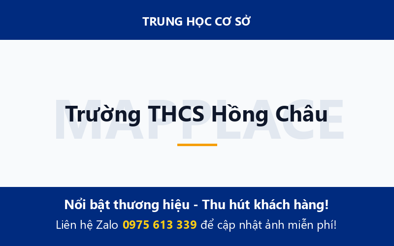 Trường THCS Hồng Châu