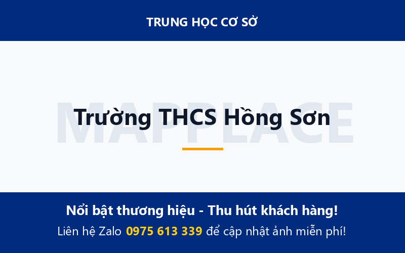 Trường THCS Hồng Sơn