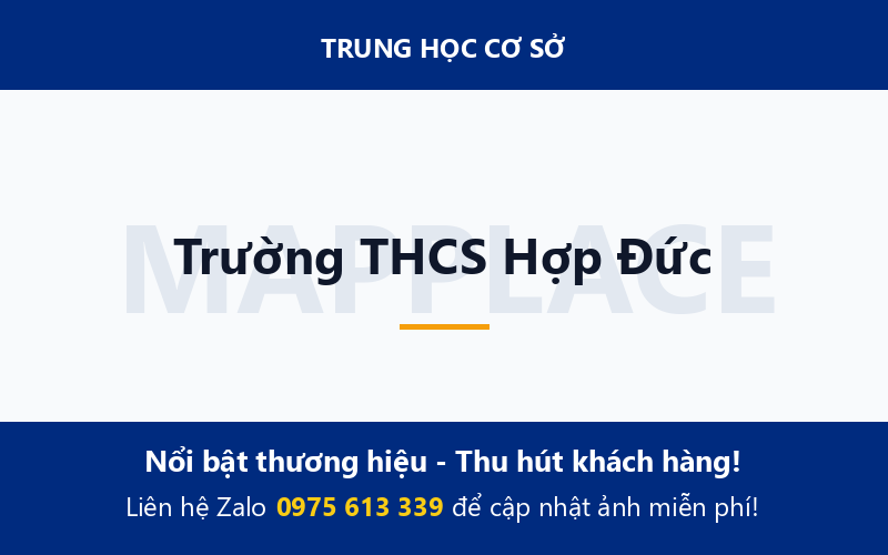 Trường THCS Hợp Đức