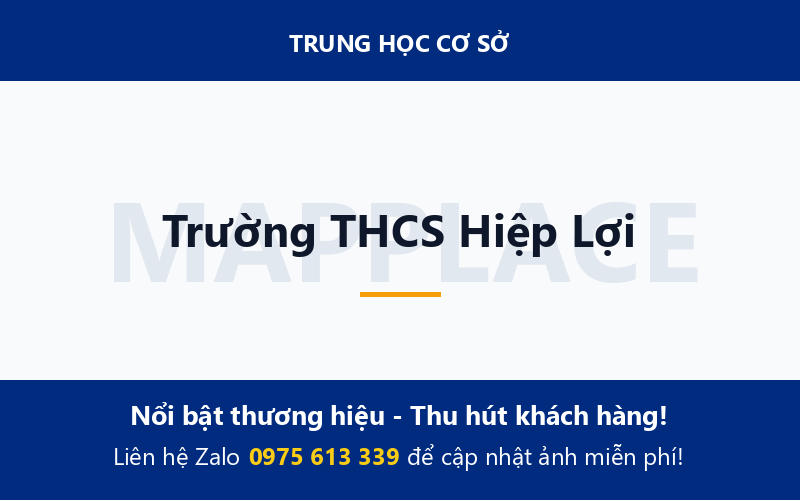 Trường THCS Hiệp Lợi