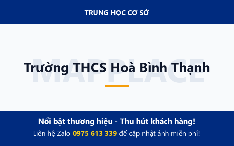 Trường THCS Hoà Bình Thạnh