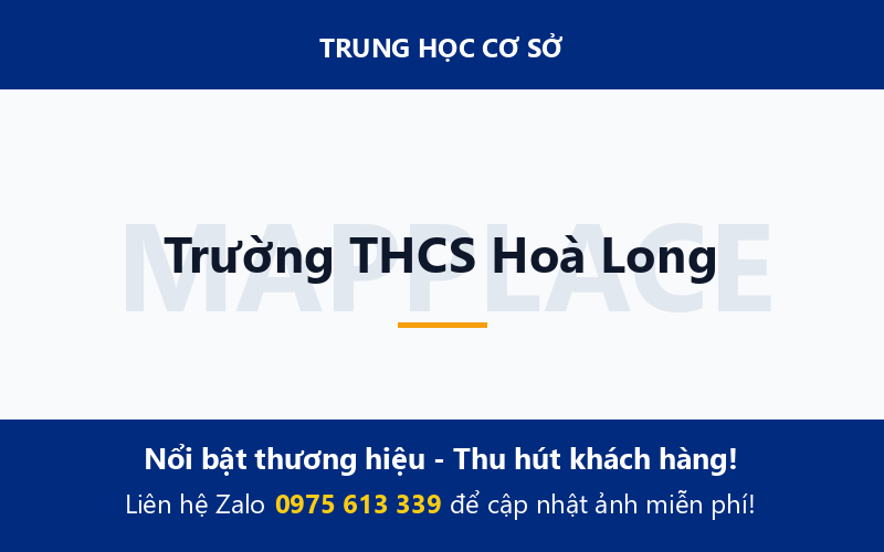 Trường THCS Hoà Long