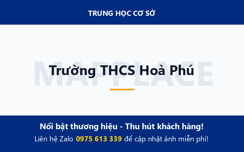 Trường THCS Hoà Phú