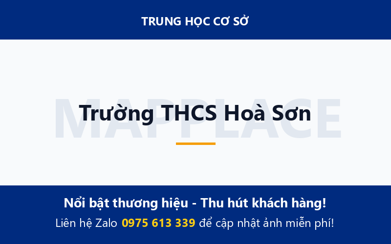 Trường THCS Hoà Sơn