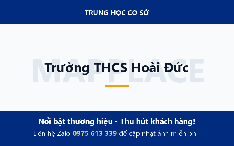 Trường THCS Hoài Đức
