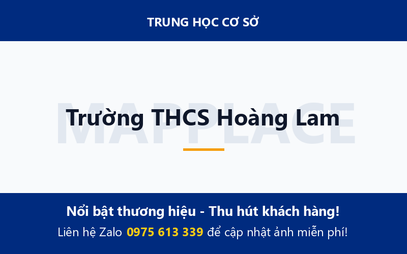 Trường THCS Hoàng Lam
