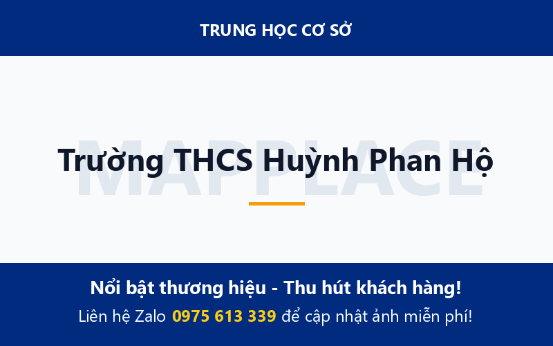 Trường THCS Huỳnh Phan Hộ