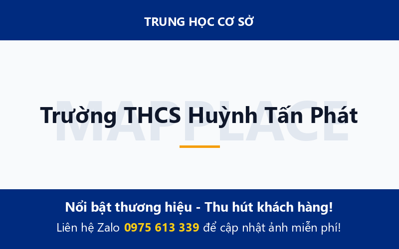 Trường THCS Huỳnh Tấn Phát