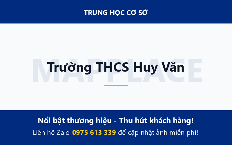 Trường THCS Huy Văn