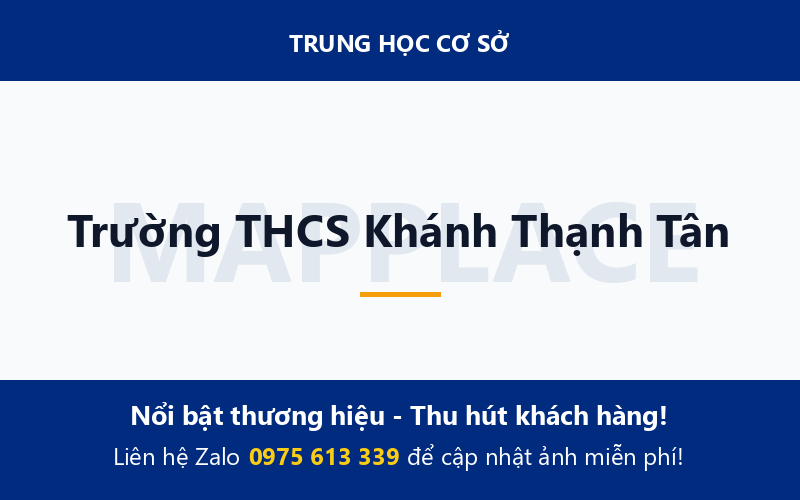Trường THCS Khánh Thạnh Tân
