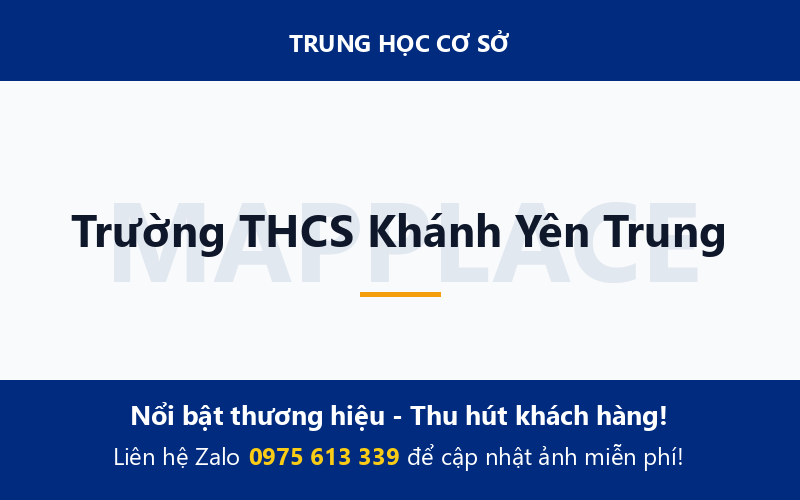 Trường THCS Khánh Yên Trung