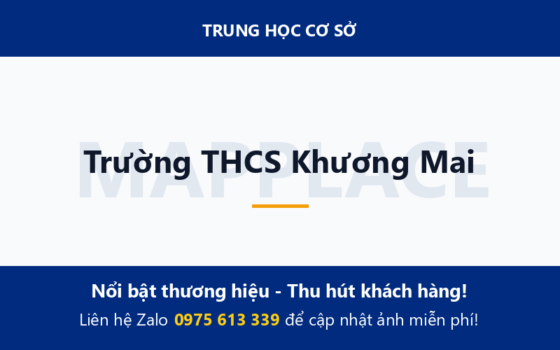 Trường THCS Khương Mai