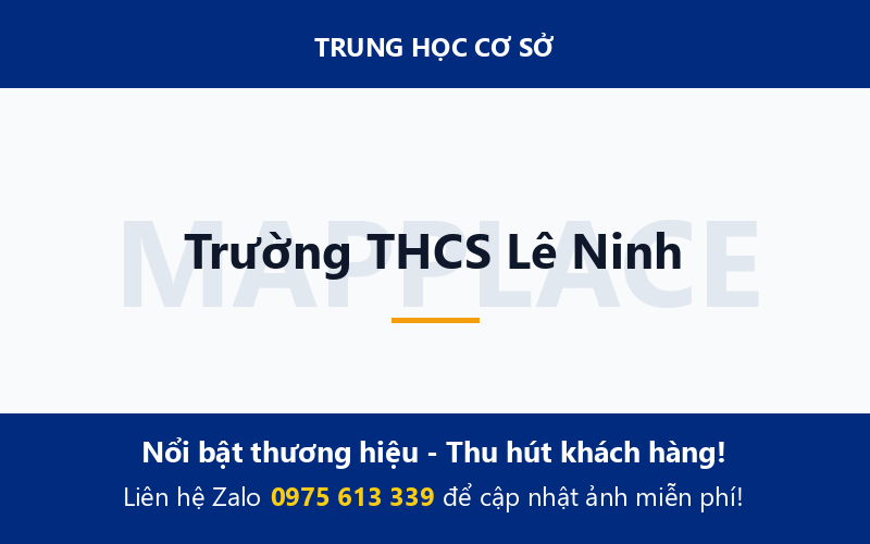 Trường THCS Lê Ninh