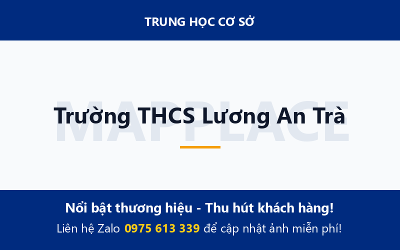 Trường THCS Lương An Trà