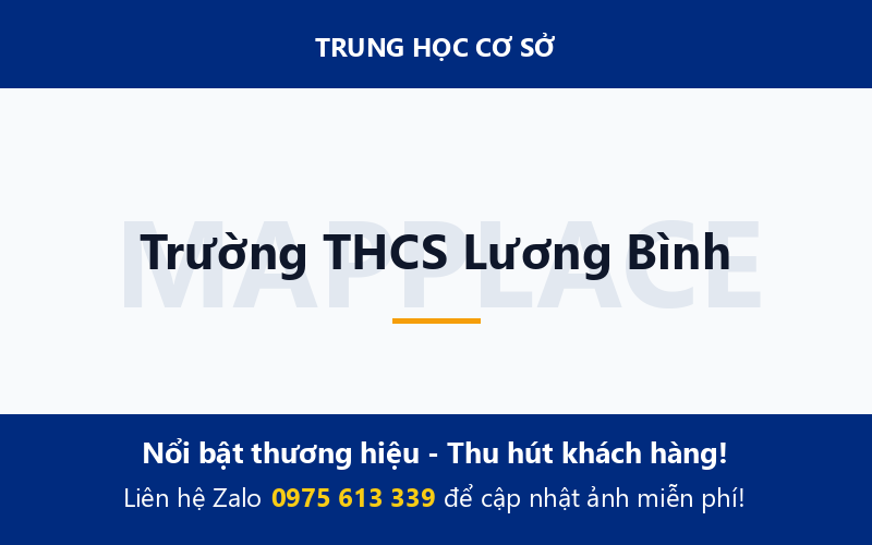 Trường THCS Lương Bình