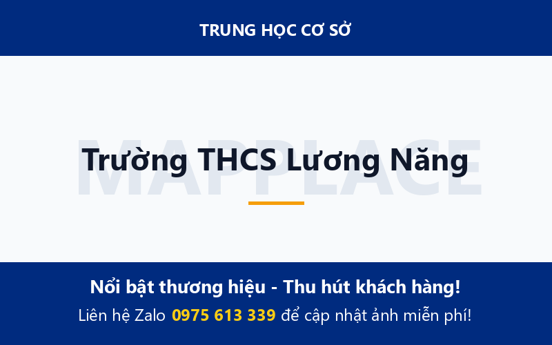 Trường THCS Lương Năng