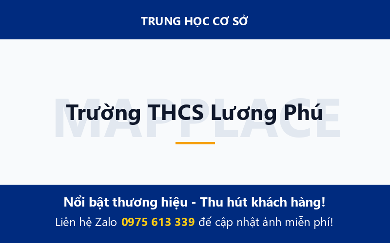 Trường THCS Lương Phú