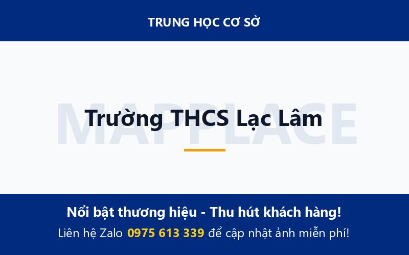 Trường THCS Lạc Lâm