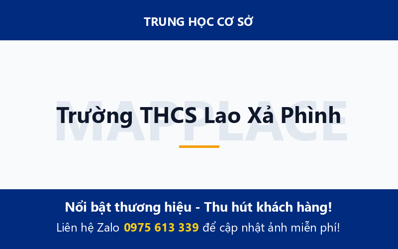 Trường THCS Lao Xả Phình