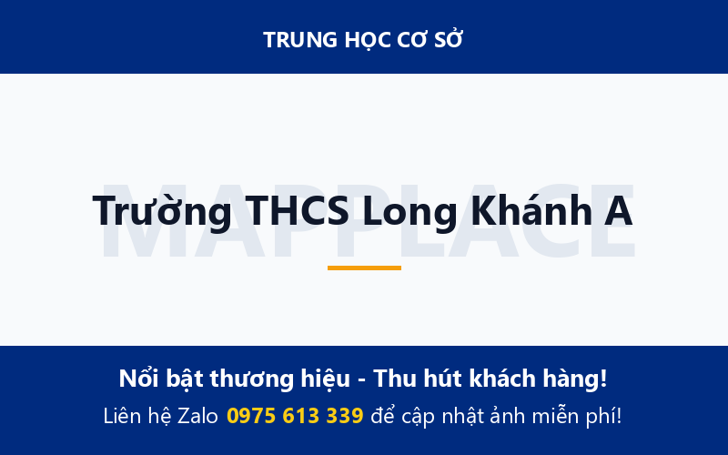 Trường THCS Long Khánh A
