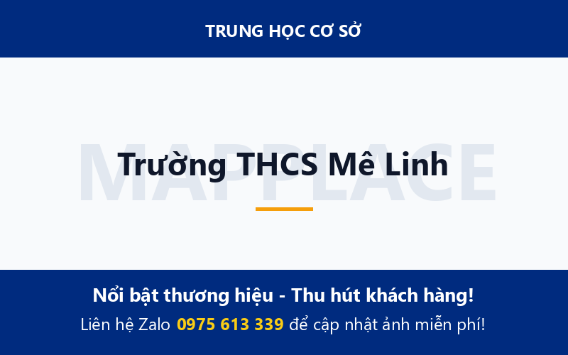 Trường THCS Mê Linh