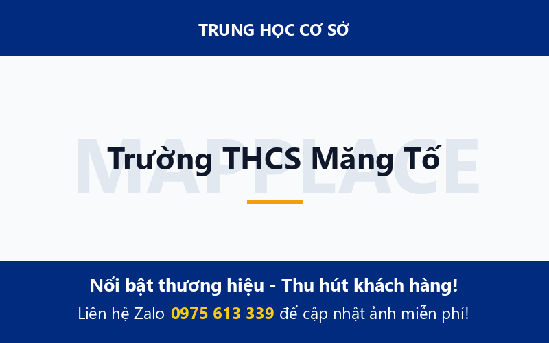 Trường THCS Măng Tố