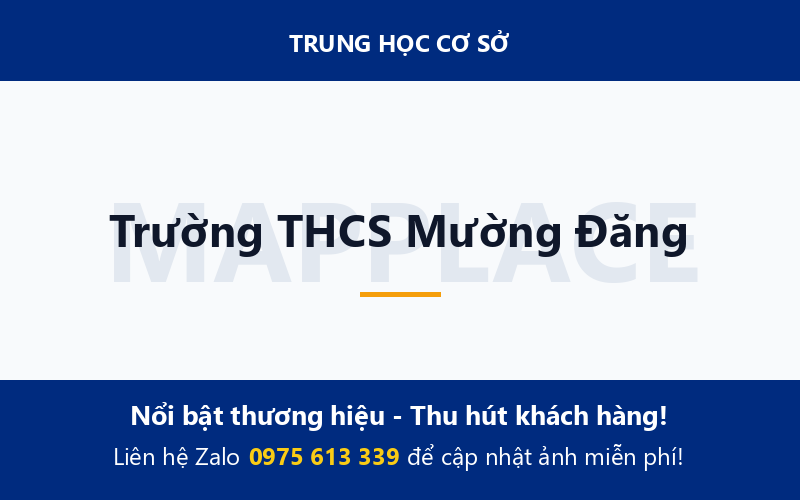 Trường THCS Mường Đăng