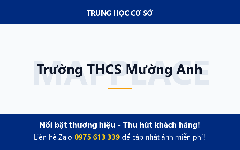 Trường THCS Mường Anh