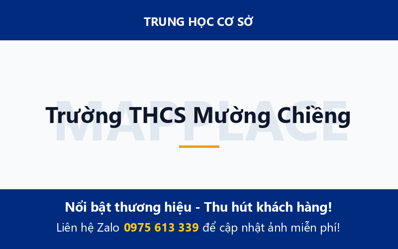 Trường THCS Mường Chiềng