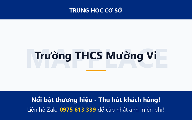 Trường THCS Mường Vi