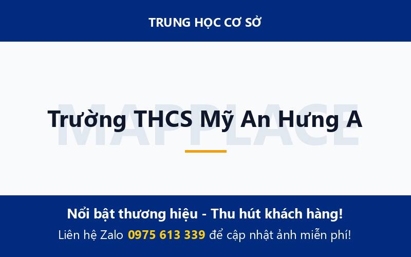 Trường THCS Mỹ An Hưng A