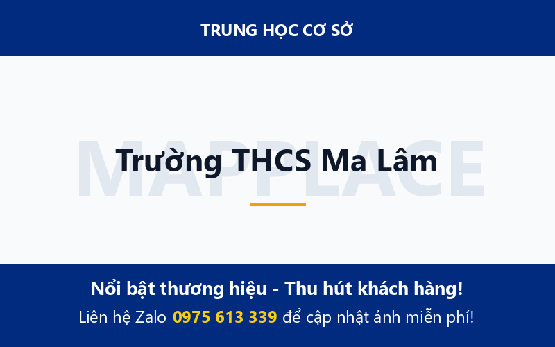Trường THCS Ma Lâm