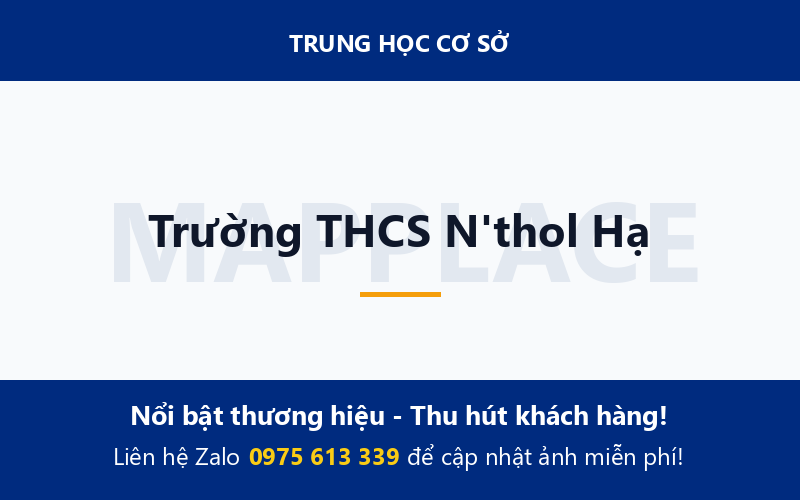 Trường THCS N'thol Hạ