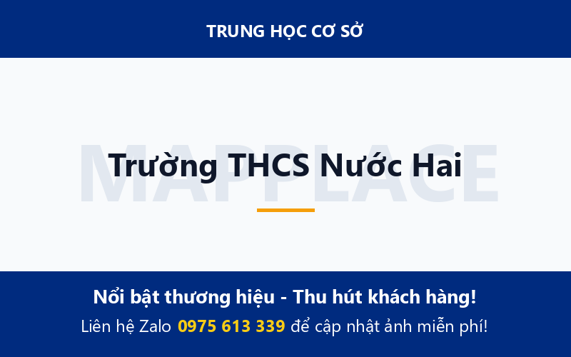 Trường THCS Nước Hai