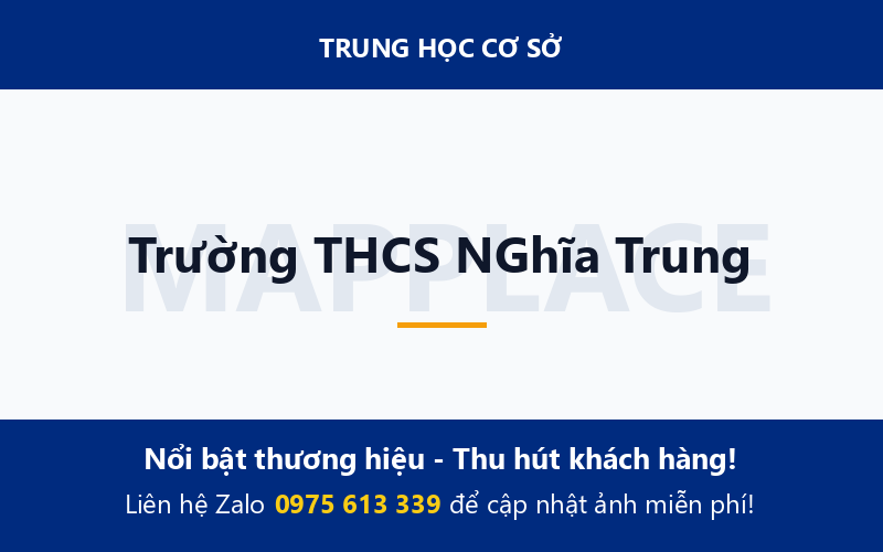 Trường THCS NGhĩa Trung